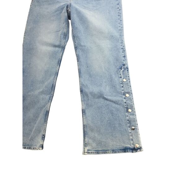 H&M Divided Snap Boot Cut Jeans XXL Womens Plus Size High Rise Light Wash - Picture 5 of 10